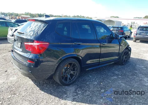 2017 BMW X3 Sdrive28I z USA, uszkodzony, nr VIN 5UXWZ7C38H0X42204